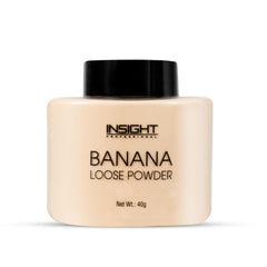INSIGHT Banana Loose Powder Make Up Setting Powder Provides Long-Lasting Coverage Reduces Shineloose Powder(Banana Powder) 12 G (Pack Of 1) White