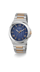 GUESS BR SLV CS W/P SLV TR/TEXTURED GRADIENT BLUE DL/BR/P SLV & RS GLD BRCT