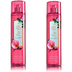 Bath & Body Works Hello Beautiful Fine Fragrance Mist Pack of 2