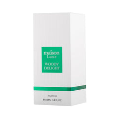 Hamidi Alcohol Free Perfumes for Men Maison Luxe Woody Delight Eau De Parfum 110ml Fragrance