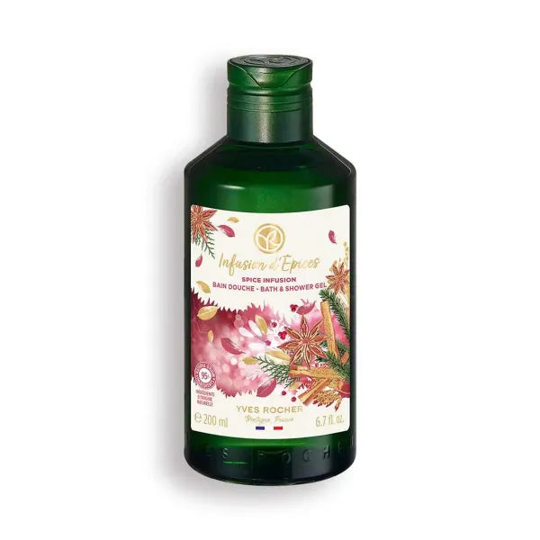 Yves Rocher Concentrated Moisturizing Sensual Cocktail of Spices Spice Infusion Shower and Bath Body Gel Limited Eddition - 200 ml / 6.7 fl.oz