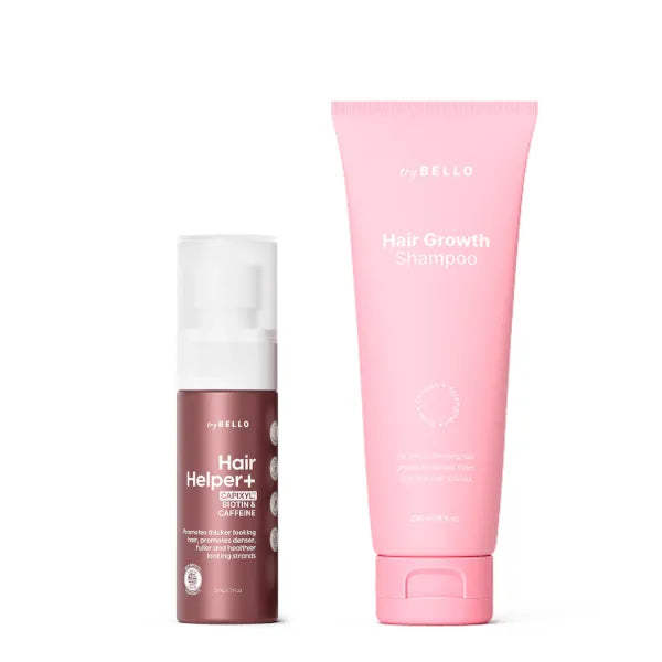 Trybello Hair Helper+ Spray + Hair Growth Shampoo