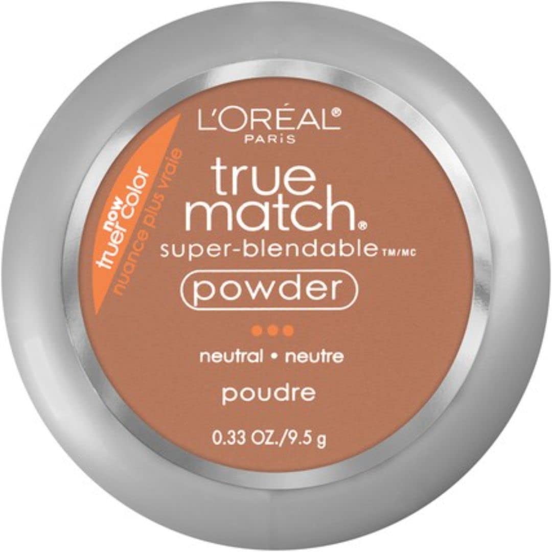 L’Oréal Paris True Match Super-Blendable Powder, Cappuccino, 0.33 oz.