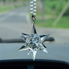 DCXA Car Pendants Crystal Meteor Decoration Car Hanging Ornaments Charm Auto Interior Rearview Mirror Suspension Trim Accessory Gifts,NO.1