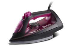 Panasonic Steam Iron, 2300W, Ni-U400, Pink, Big Ceramic Soleplate