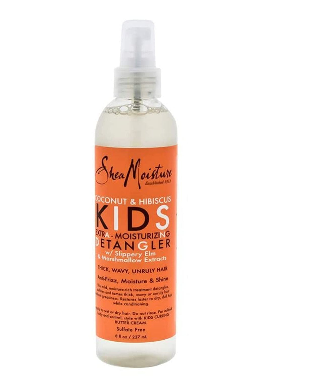 Shea Moisture Coconut & Hibiscus Kids Extra-Moisturizing Detangler For Kids, 8 Oz.