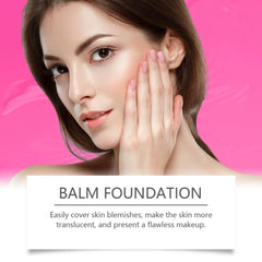 Peptide Bounce Foundation - Peptide Bounce Balm Foundation, For Mature Skin, All Skin Types– Vegan, Natural, Medium Buildable Coverage, Blur Fine Lines, Smooths Texture (Medium)