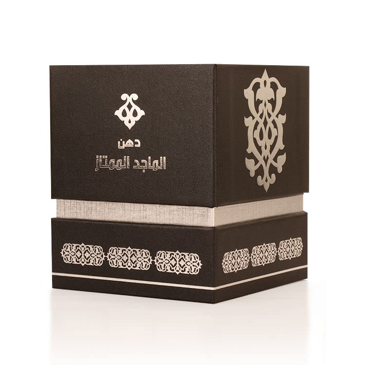 Almajed for Oud Almajed Dehn Oud Al-Majed Al-Mumtaz Perfume Oil, 3ml