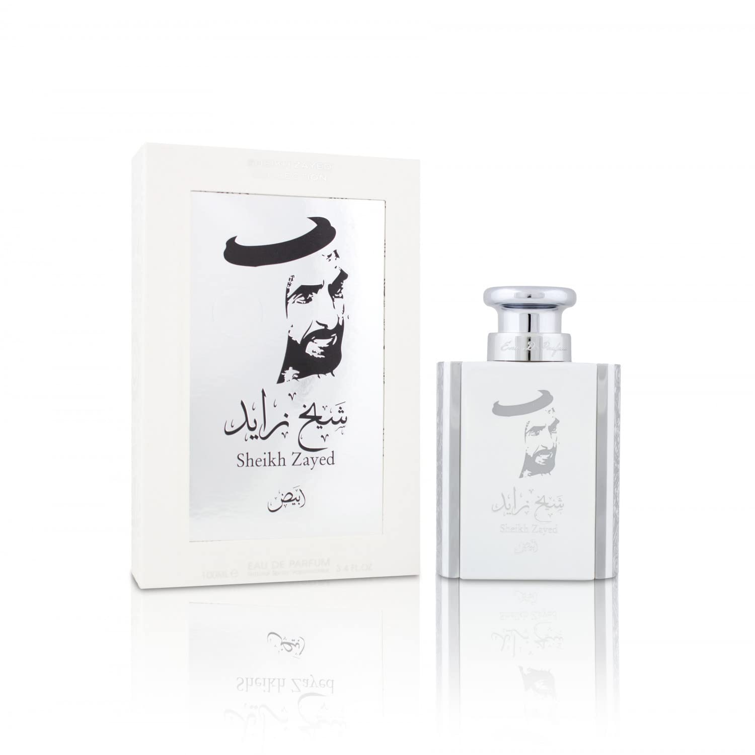 MAMLAKAT AL OUD Ard Khaleej Sheikh Zayed white- Ajial Collection For Men Eau De Parfum, 100ml