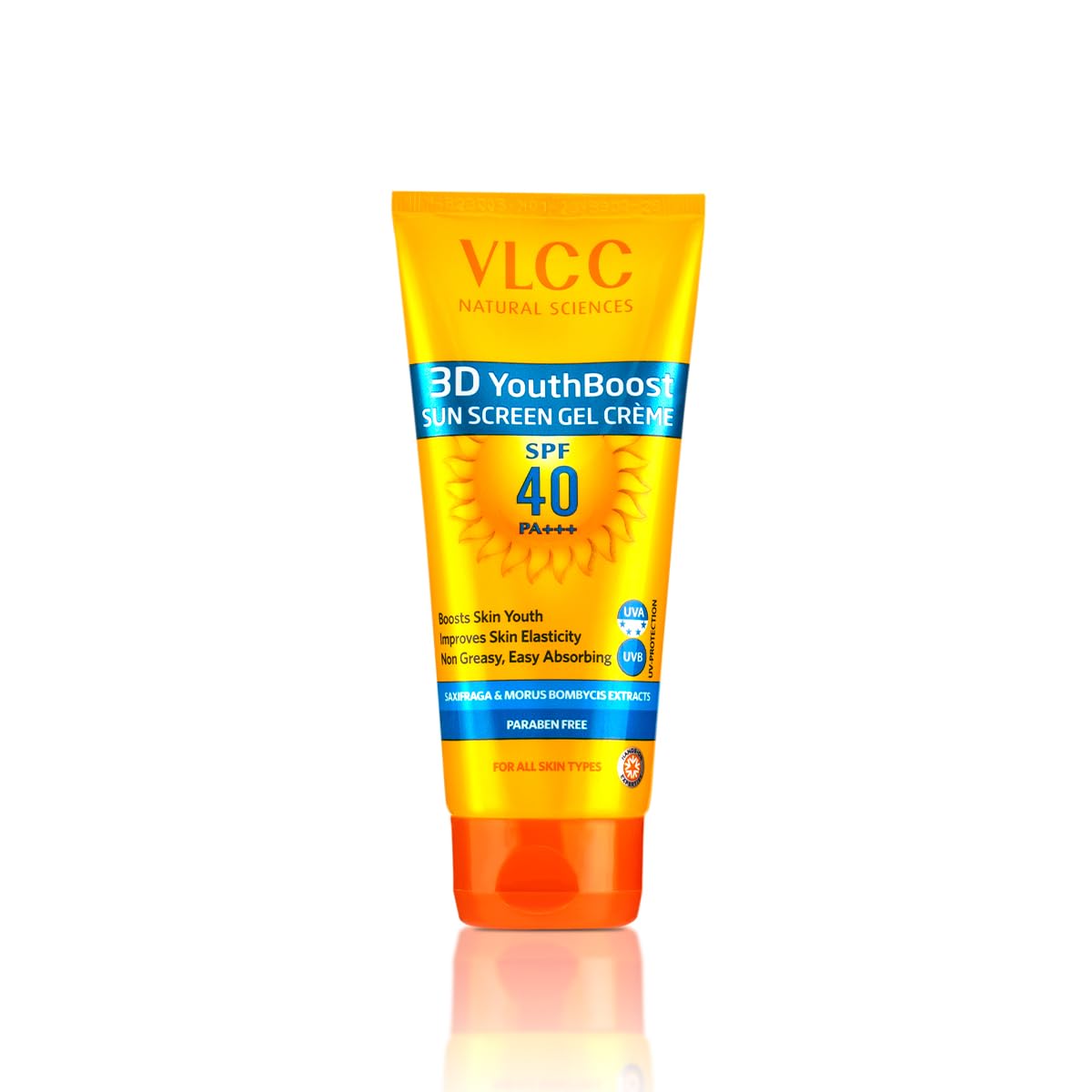 VLCC Youth Boost 3D Sunscreen Gel Cream SPF 40 PA+++, 100g