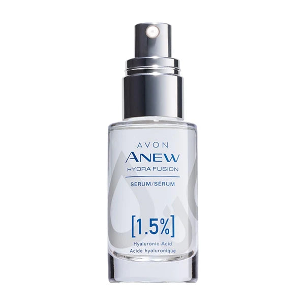 Avon Anew Hydra Fusion Hyaluronic Acid Serum 1 fl oz – 1.5% HA, Deep Hydration, Plumper Skin, Vegan & Hypoallergenic