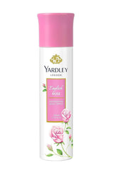 Yardley London English Rose Body Spray For Women, Enchanting Floral Fragrance, With Rose, Tea Accord And Bergamot, 100 ml