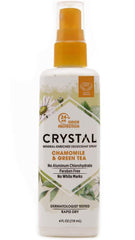 Crystal Essence Mineral Deodorant Spray, Chamomile & Green Tea 4 oz