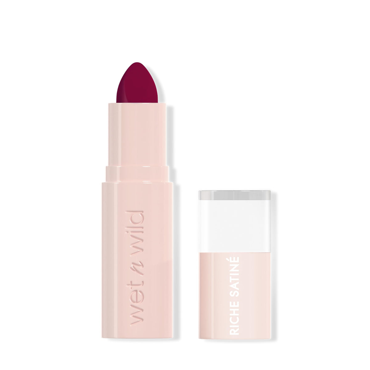 Wet n Wild Rich Satin Lipstick, Long-wearing lipstick with a satin finish, non-drying formula and pigmentation with a velvety-smooth texture, Fire Sign