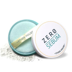 ETUDE Zero Sebum Drying Powder - Oil Control No Sebum Powder with 80% Mineral, Makes Skin Downy