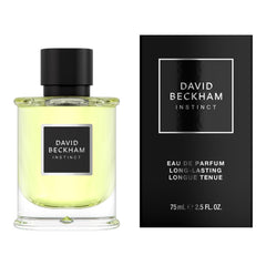 David Beckham Instinct Eau de Parfum for Men, Fougère Citrus Perfume, Captivating & Dynamic David Beckham Fragrance, Sophisticated Perfume Bottle 75ml (2.5oz)