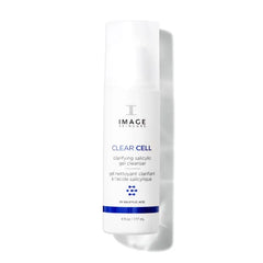 IMAGE Skincare Clear Cell Salicylic Gel Cleanse, Gentle Foaming Face Wash Removes Excess Oil and Shine for Oily Prone Skin