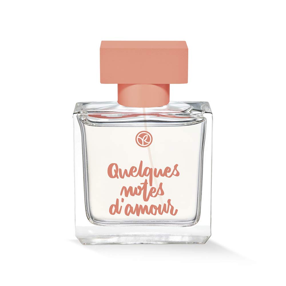 Yves Rocher QUELQUES NOTES D'AMOUR Eau de Parfum, Sensual Romantic Perfume, with Rose & Woods, Gift Idea, 1 x Atomiser 30 ml