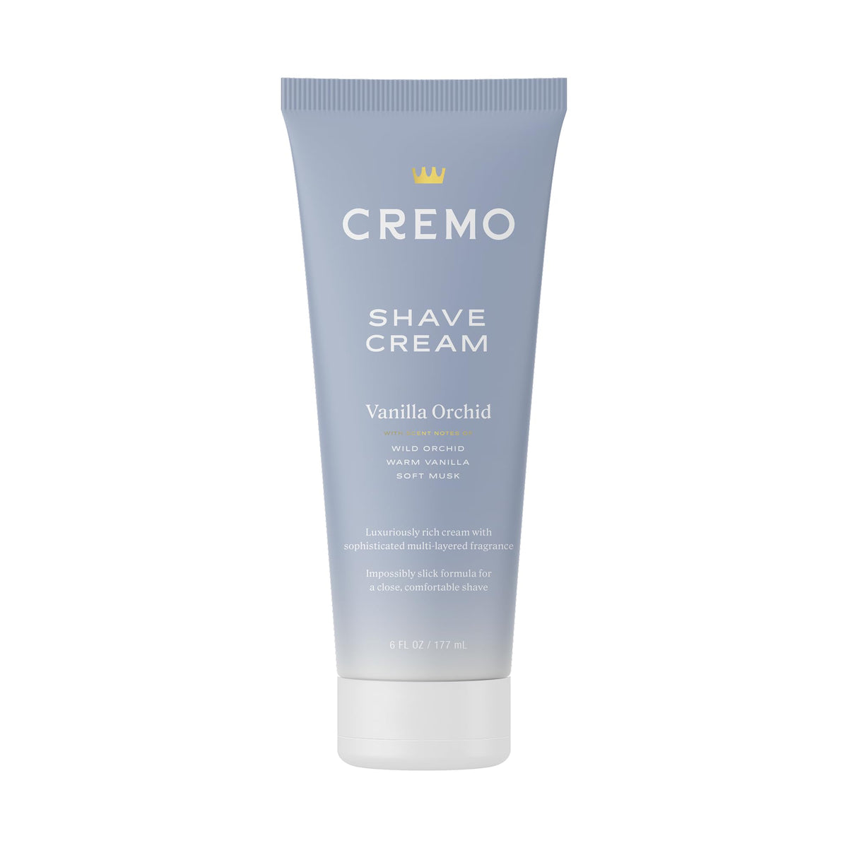 Cremo Vanilla Orchid Moisturizing Shave Cream, Astonishingly Superior Ultra-Slick Shaving Cream for Women Fights Nicks, Cuts and Razor Burn - 6 Fl Oz