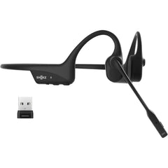 Shokz OpenComm 2 UC (2025) USB-A Bone Conduction Bluetooth Headset (C120BK) - Black