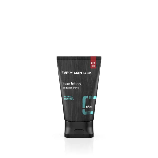 Every Man Jack Post Shave Face Lotion, Signature Mint, Non-greasy Lotion, Hydrates Skin, Soothes Razor Burn and Absorbs Quickly - 4.2 oz