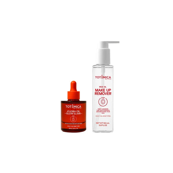 TOTEMICA Glow Cleansing Duo – Jojoba Facial Oil & Gentle Makeup Remover
