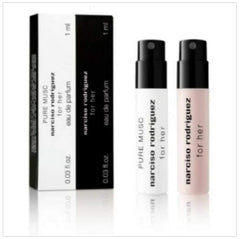 Narciso Rodriguez FOR HER EDP + PURE MUSC EDP SAMPLE VIAL KIT DUO