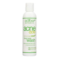 Alba Botanica Natural Acnedote Deep Pore Wash, 6 oz