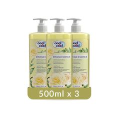 Cool & Cool Divine Essence - 500Ml(Pack of 3) - Anti-Bacterial,Skin-Softening & Moisturizing Liquid Hand Wash 1.5Liters