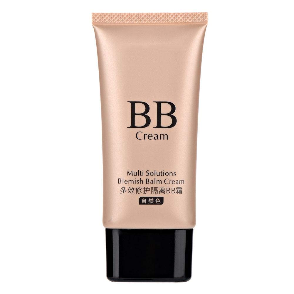 FRIDNL 3 Colors Smooth BB Cream Makeup Base Face Liquid Foundation, Concealer Whitening Moisturizer Oil-control Waterproof Liquid Foundation(Natural)