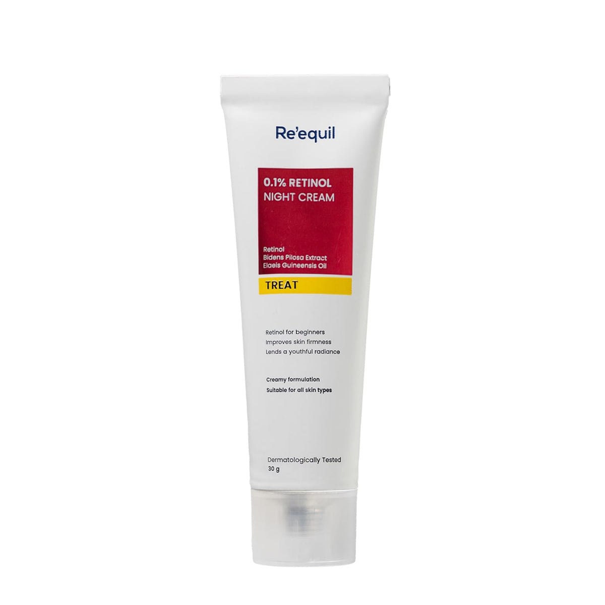 RE' EQUIL 0.1% Retinol Night Cream for Wrinkles & Skin Tightening - 30g