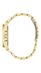Guess Lady Empire Multi-Function Analog Watch for Women, 40 mm Case Width, Gold Tone/Champagne