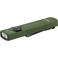 Olight Arkfeld Pro Flat EDC Flashlight with LED Light UV and Laser - Green