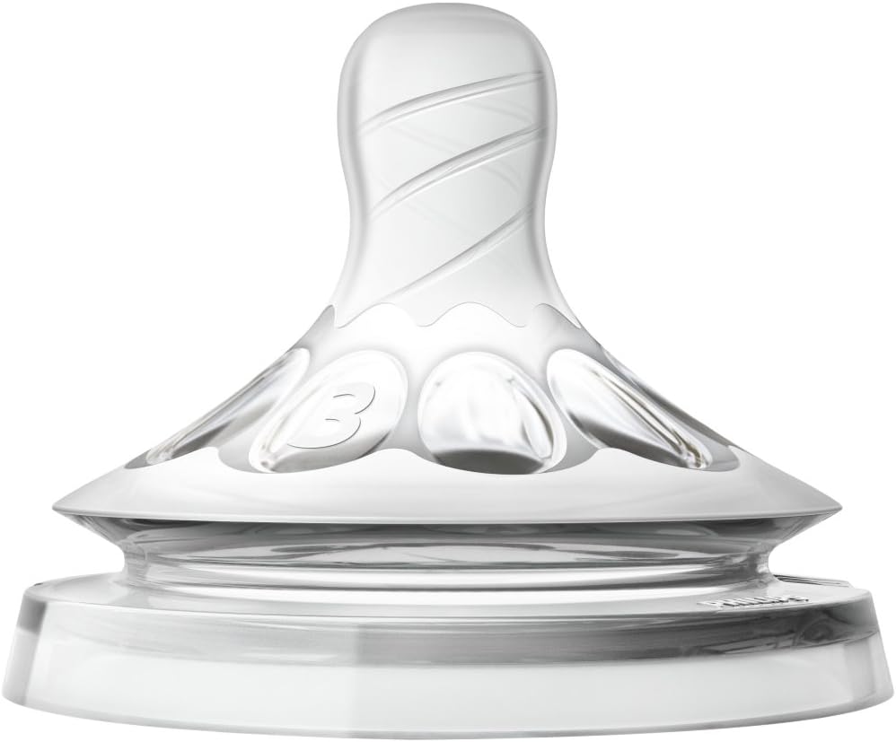 AVENT Philips Natural Baby Bottle , Medium Flow 3M+, 2pk, SCF653/23