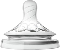 AVENT Philips Natural Baby Bottle , Medium Flow 3M+, 2pk, SCF653/23