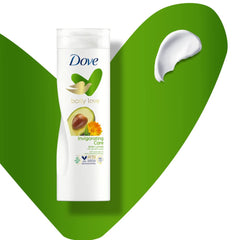 Dove Body Love Invigorating Care Body Lotion, made with 100 percent Natural Oils, Avocado Oil and Calendula Extract, up to 72 hours of Moisturization - 400ml