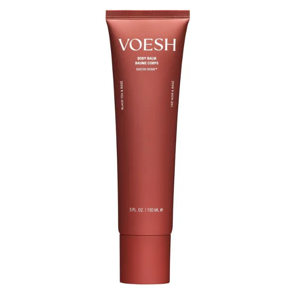 VOESH Body Balm - Black Tea & Rose, Moisturizing Body Butter, Scented Body Lotion 5 Fl Oz