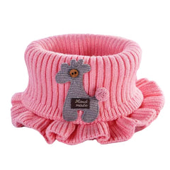 GMMGLT Winter Baby Scarf - Soft Cotton Knitted Neck Warmer for Boys & Girls