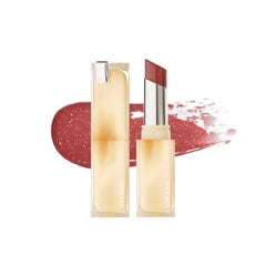 Joocyee Glazed Lip Tint, Lightweight Moisturizing Lip Oil Film Glossy Lipstick, Essence-Infused Hydrating Lip Balm with Squalane & Jojoba Oil Long Lasting Mirror Finish