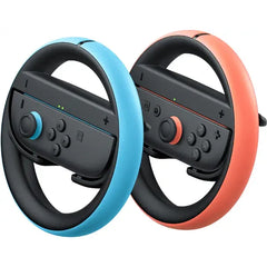 Nintendo Switch Joy-Con 2 Wheel Controller (Set Of Two) - Light Blue / Light Red
