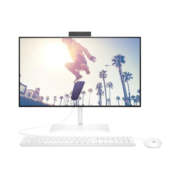 HP AIO 24-CB1025NH (i5-1235U) 23.8 Inch display 8GB RAM 512 SSD M.2 NVMe DOS- White