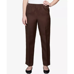 Alfred Dunner Classics Pull On Straight Leg Pants in Petite and Petite Short