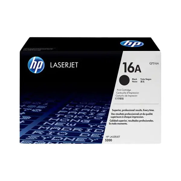 HP 16A Original LaserJet Toner Cartridge (Q7516A) - Black