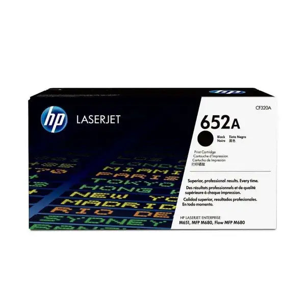 HP 652A Original LaserJet Toner Cartridge (CF320A) - Black