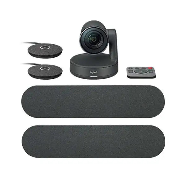 Logitech Rally Plus Video Conferencing Kit, 2 x Rally Speakers, 2 x Microphone (960-001242)