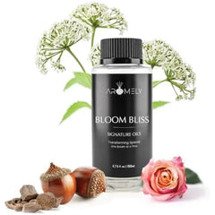 AROMELY Bloom Bliss - Inspired by Fairmont Hotels - Hotel Selection Diffuser Oil Scent - 5-Star Hotel Fragrance - Luxurious Scent of Rose, Vetiver, Sweet Praline, Agarwood, and Musk