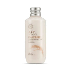 THE FACE SHOP Rice Ceramide Moisturizing Emulsion, Hydrating with Rice Water, Targets Dryness, Strengthens Skin Barrier, Lightweight, Korean Skin Care, 5.0 fl. Oz