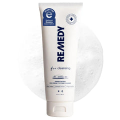 Remedy for Rich Cream Cleansing | Cream-to-Foam Face Wash with Ceramides, Glycerin and Panthenol | Hydrating Cleanser for Normal to Dry Skin