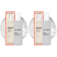 Honest Beauty Gentle Gel Daily Face Cleanser – Calming, Hydrating & Refreshing Facial Wash for Sensitive Skin, Vegan Formula – 1.5 fl oz Travel Size, 5 fl oz Full Size