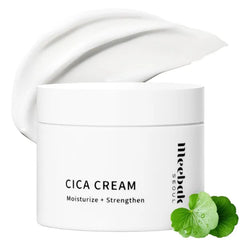 Meebak Cica Cream | Daily Moisturizer for Soothing, Repairing, & Firming with Niacinamide, Peptides, & Retinol | Deep Hydration for Glass Skin | Korean Skin Care